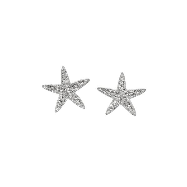 Diamond Starfish Earrings Jais Providenciales, 