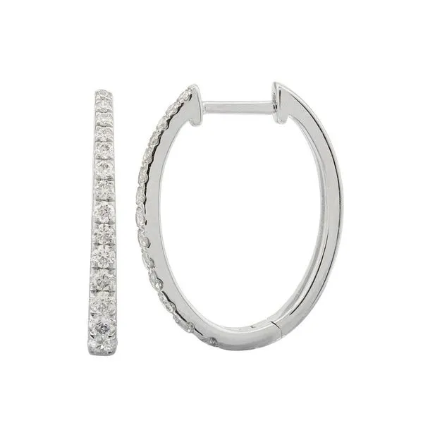 Petite Diamond Oval Huggies Jais Providenciales, 