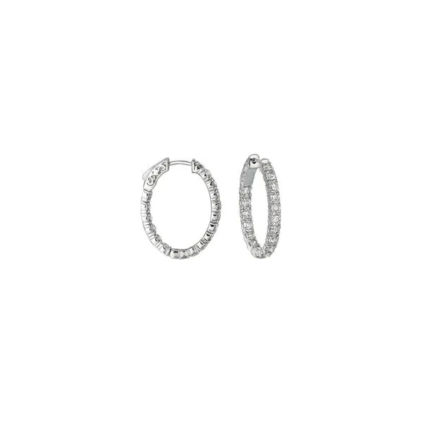 Single Diamond Hoop Jais Providenciales, 