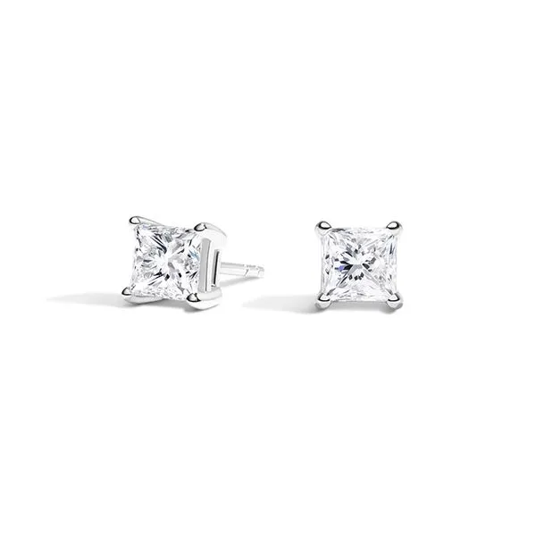 Princess Cut Diamond Studs Jais Providenciales, 