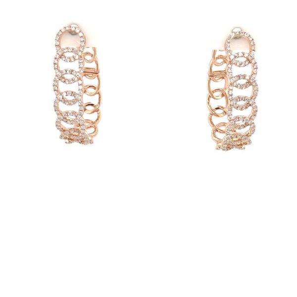 Diamond Hoop Earrings Jais Providenciales, 