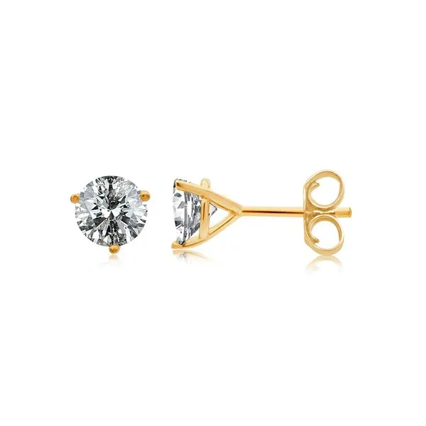 Martini Solitaire Diamond Studs Jais Providenciales, 