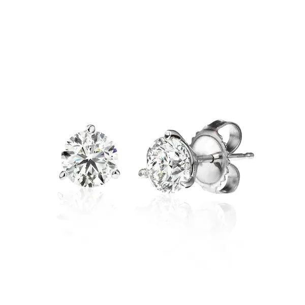Martini Solitaire Diamond Studs Jais Providenciales, 