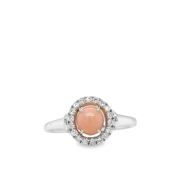 Conch Pearl & Diamond Ring Jais Providenciales, 