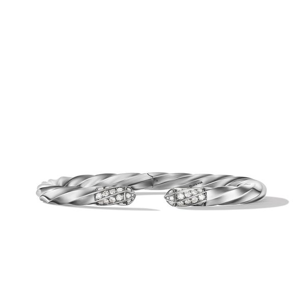 Cable Edge Recycled Silver Bracelet Jais Providenciales, 