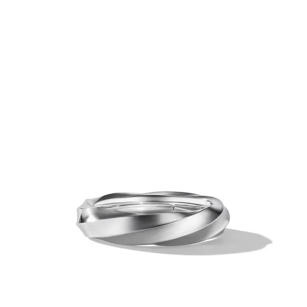 Cable Edge™ Band Ring in Recycled Sterling Silver Jais Providenciales, 