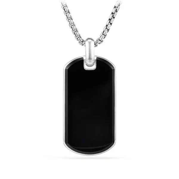 Meteorite Collection Black Onyx Pendant Jais Providenciales, 
