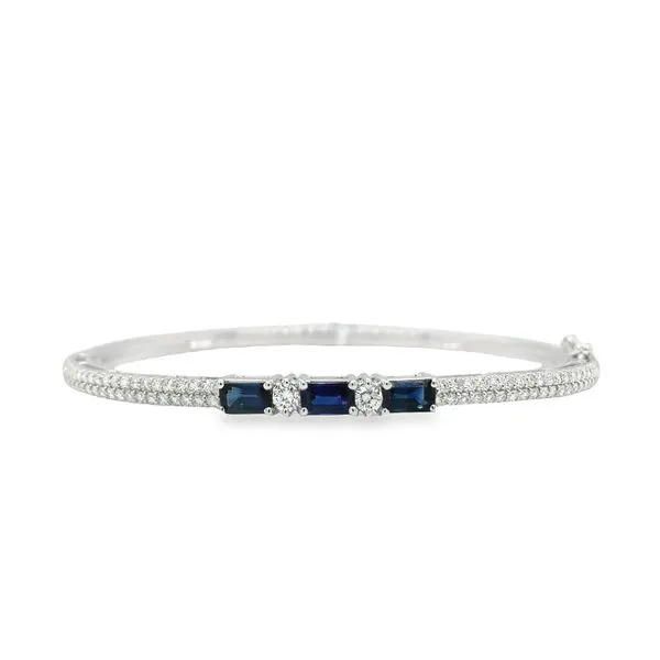 Sapphire & Diamond Bangle Jais Providenciales, 