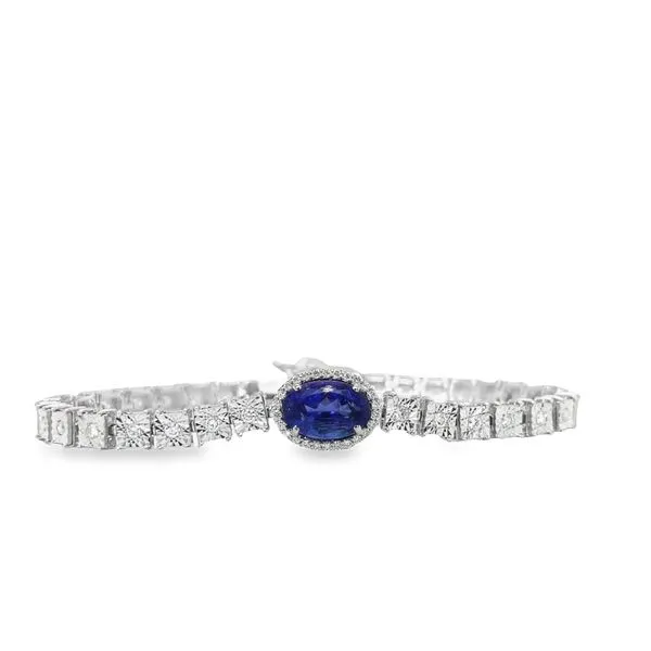 Oval Tanzanite & Diamond Bracelet Jais Providenciales, 