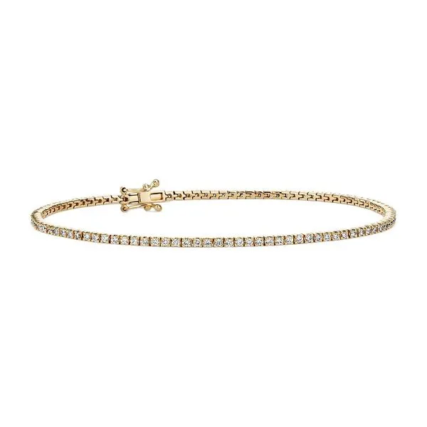 One Carat Diamond Tennis Bracelet Jais Providenciales, 