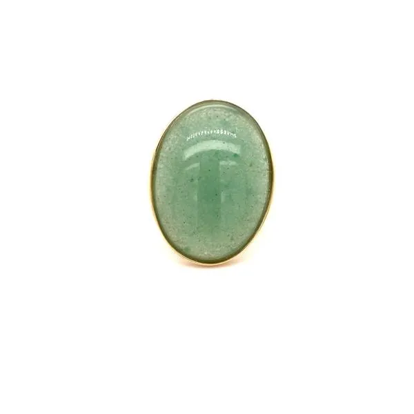 Light Green Aventurine Ring Jais Providenciales, 