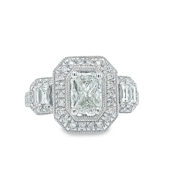 Emerald Cut Diamond Ring Jais Providenciales, 