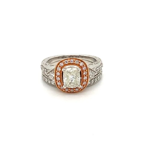 Emerald Cut Diamond Ring Set of 2 Jais Providenciales, 