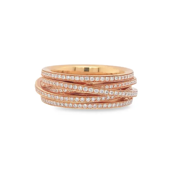 Multi-Row Diamond Ring Jais Providenciales, 
