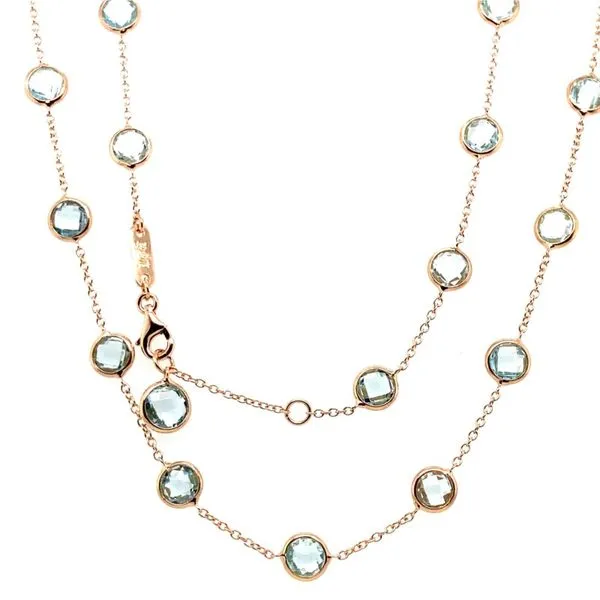 Hydro Aquamarine Drop Necklace Jais Providenciales, 