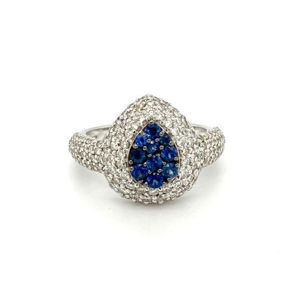 Sapphire and Diamond Ring Jais Providenciales, 