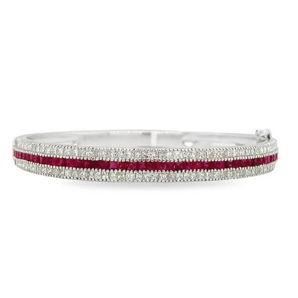 Ruby & Diamond Bangle Jais Providenciales, 