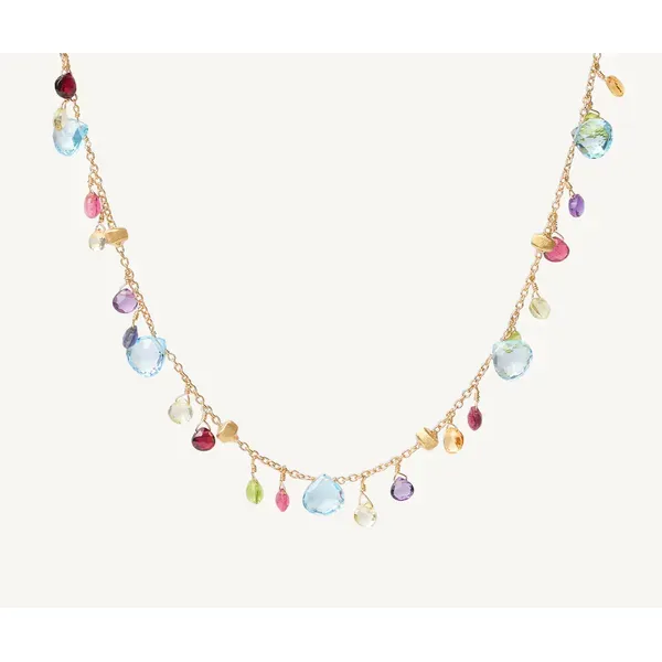 Paradise Mixed Gemstone Single Strand Necklace Image 2 Jais Providenciales, 