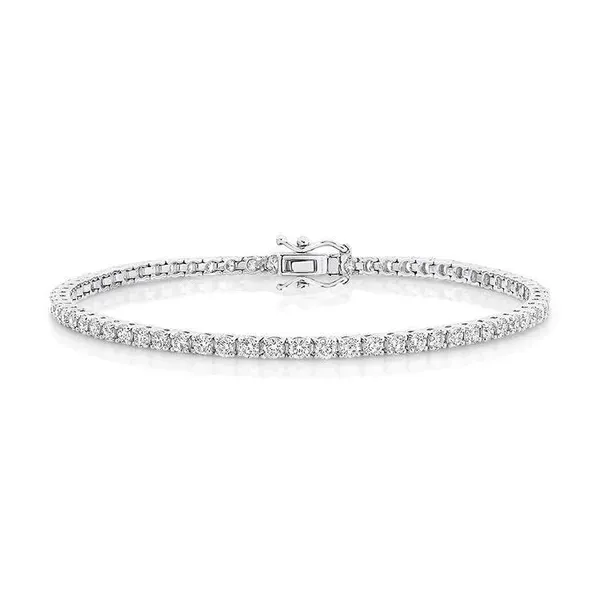 Five Carat Diamond Tennis Bracelet Jais Providenciales, 