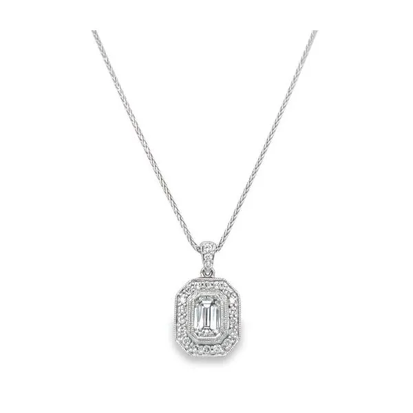 Emerald-Cut Diamond Necklace Jais Providenciales, 