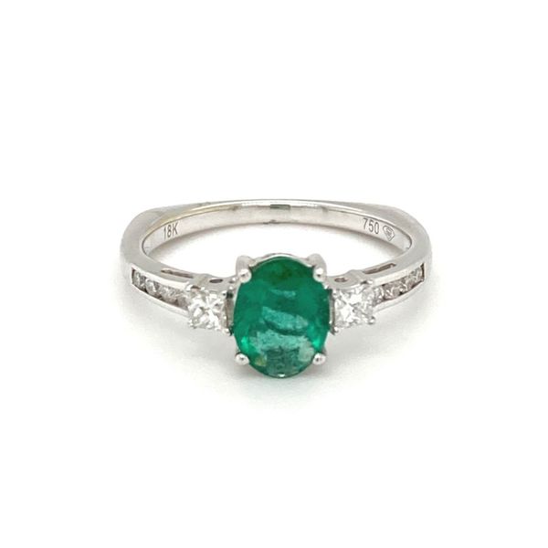 Emerald and Diamond Ring Jais Providenciales, 