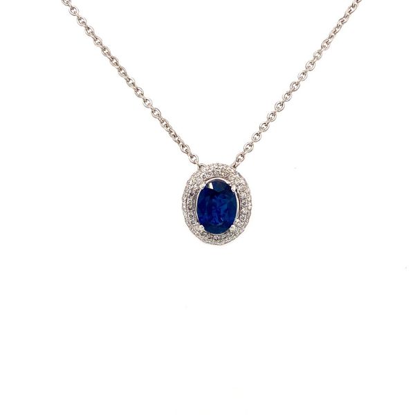 Sapphire and Diamond Necklace. Jais Providenciales, 