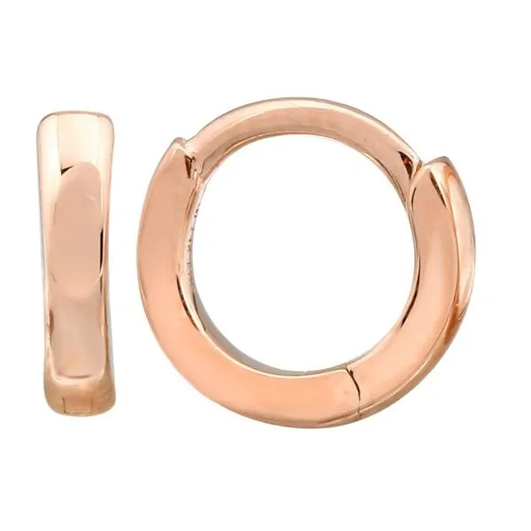 Rose Hoop Earrings Jais Providenciales, 