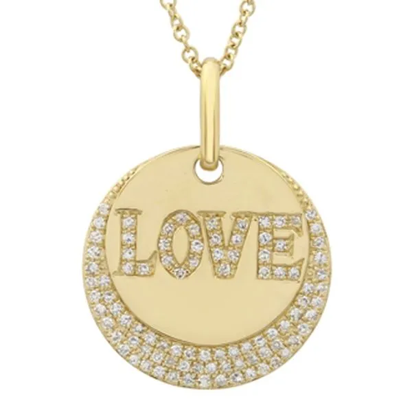 Diamond Love Necklace Jais Providenciales, 