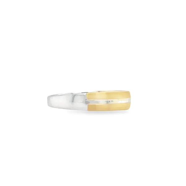 Two-tone Diamond Wedding Band Image 2 Jais Providenciales, 