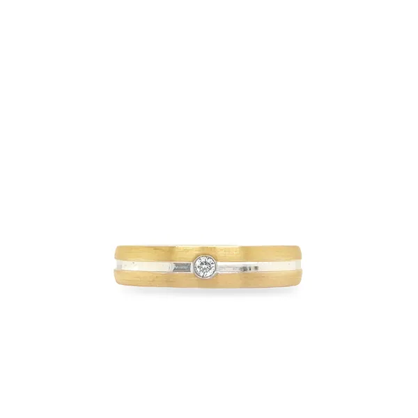 Two-tone Diamond Wedding Band Jais Providenciales, 