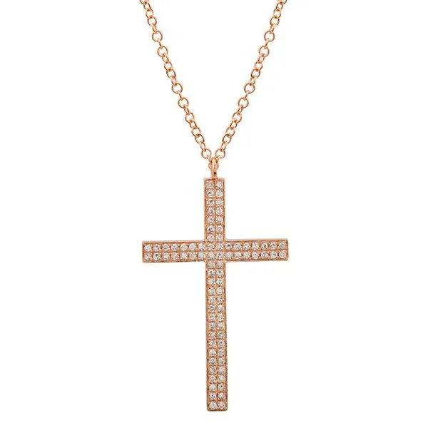 Diamond Cross Necklace Jais Providenciales, 