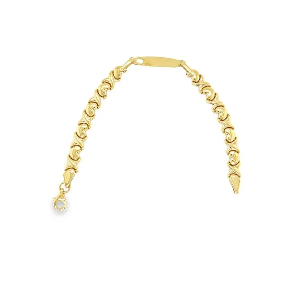 Baby X's & Heart's Chain Bracelet Jais Providenciales, 