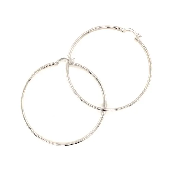 Jai's X-Large Hoops - White Gold Jais Providenciales, 