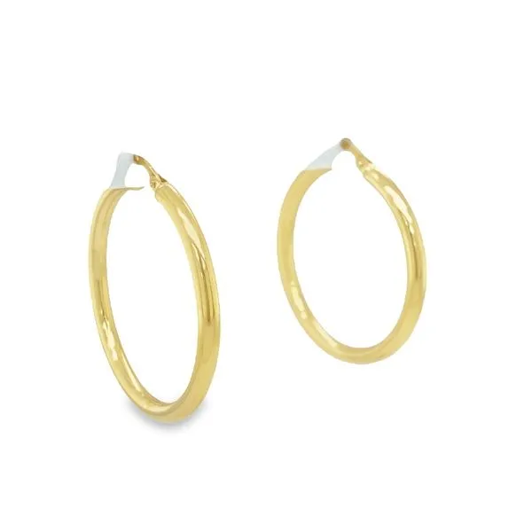 Large Rounded Hoops Jais Providenciales, 