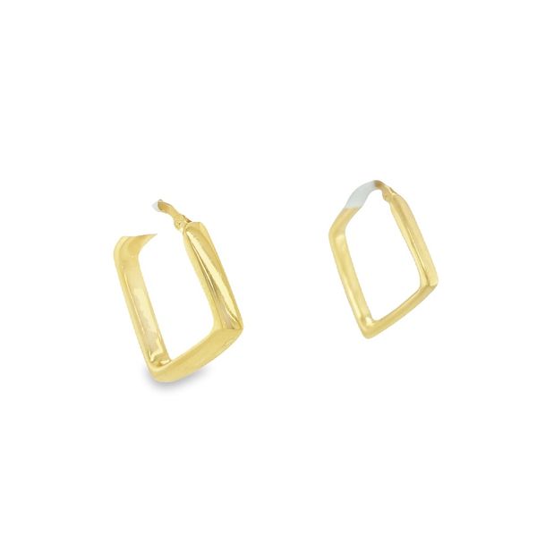 Small Square Hoops Jais Providenciales, 