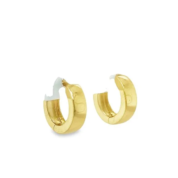Thin Yellow Gold Huggies Jais Providenciales, 