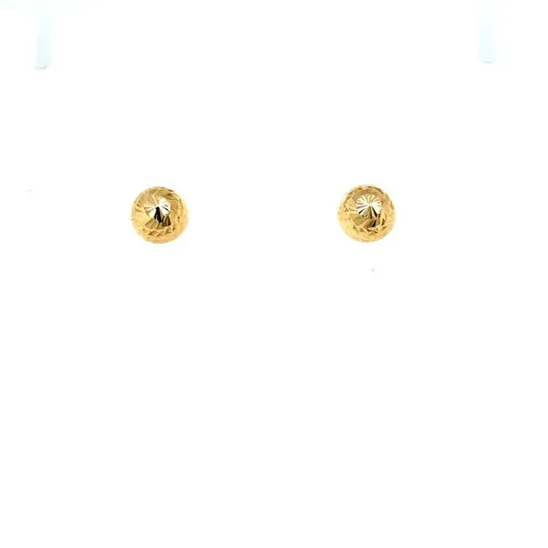 Faceted Ball Stud Earrings Jais Providenciales, 