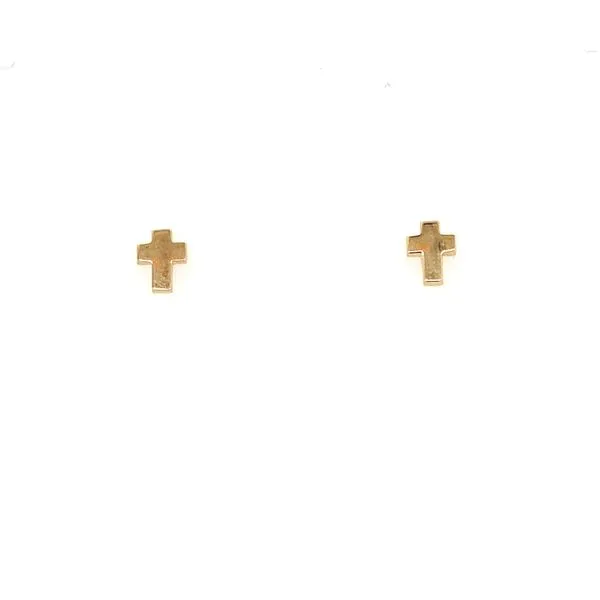 Cross Stud Earrings Jais Providenciales, 