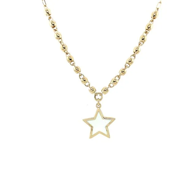 Reversible Turquoise Star Necklace Image 2 Jais Providenciales, 