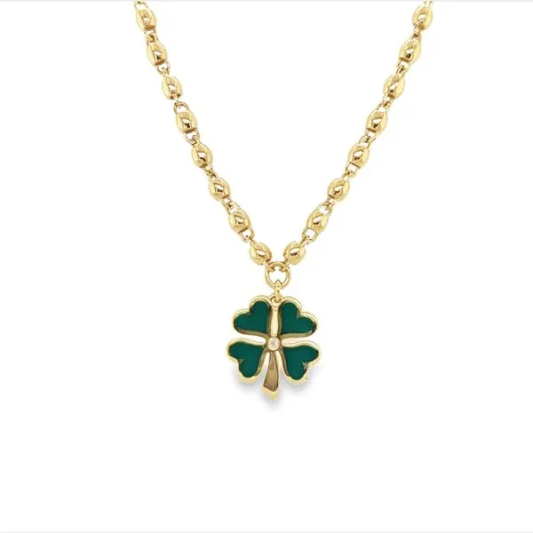 Reversible Clover Necklace Jais Providenciales, 