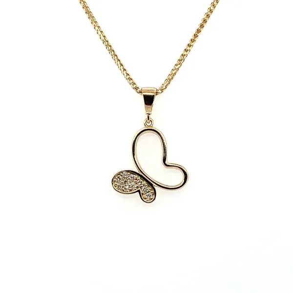 Butterfly Pendant Jais Providenciales, 
