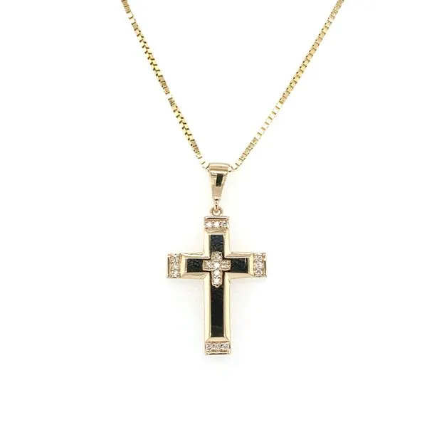 Cross Pendant Jais Providenciales, 