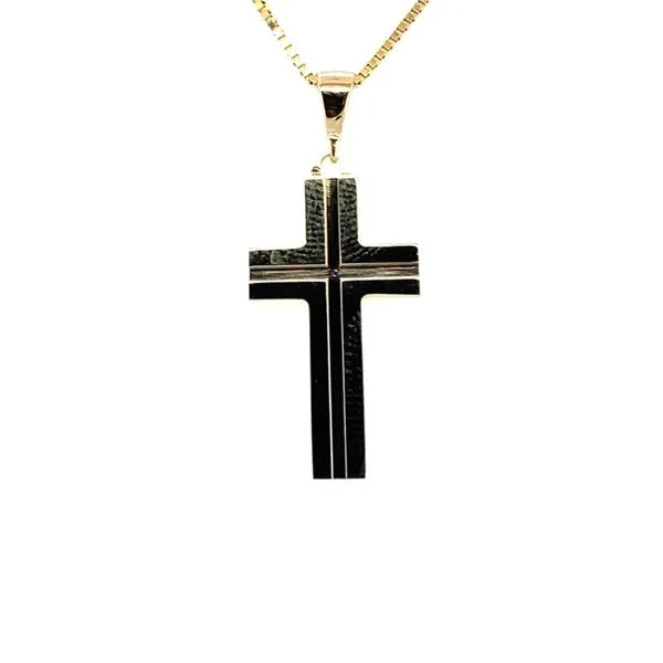 Medium Cross Pendant Jais Providenciales, 
