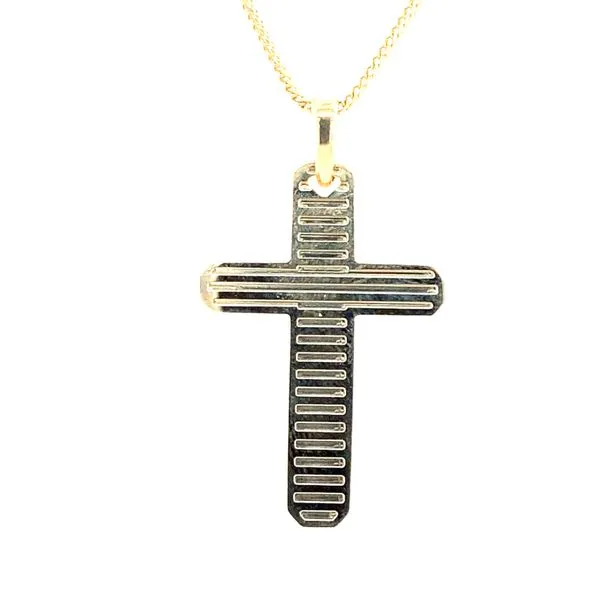 Large Cross Pendant Jais Providenciales, 