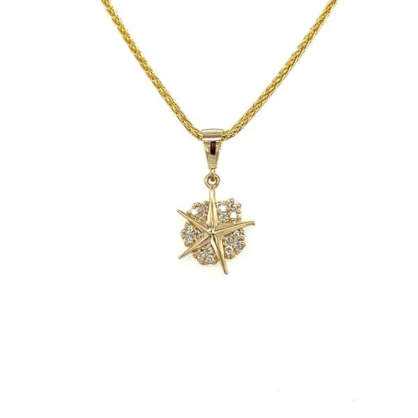 Sand Dollar Pendant Jais Providenciales, 