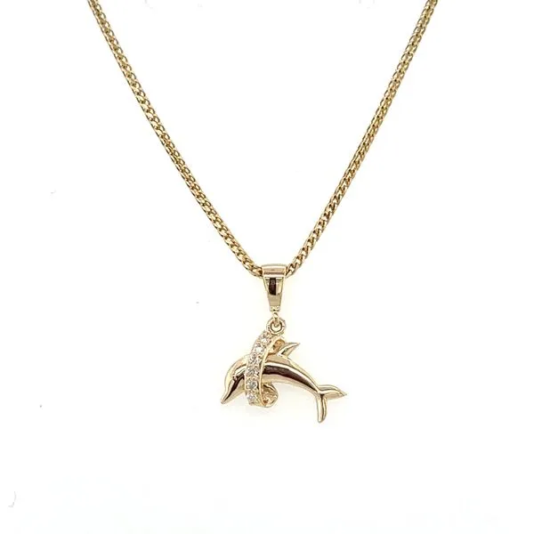 Dolphin Pendant Jais Providenciales, 