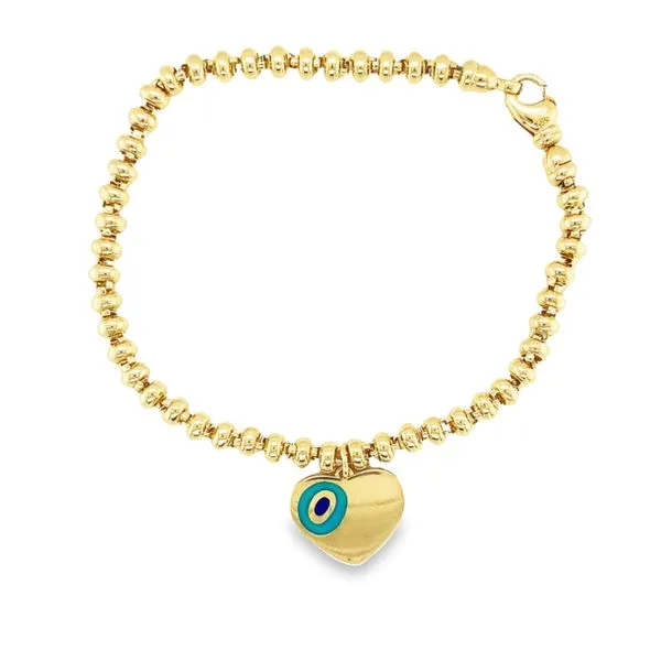 Heart Pendant Bracelet Jais Providenciales, 