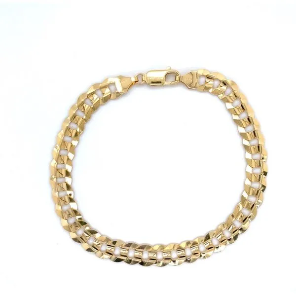 Italian Cuban Concave Bracelet Jais Providenciales, 