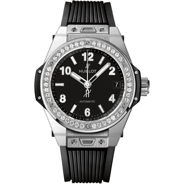 Big Bang One Click Steel Diamonds Watch Jais Providenciales, 