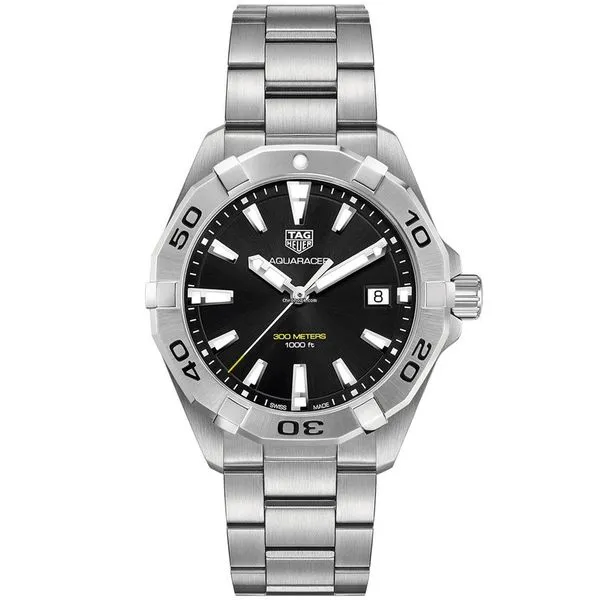 TAG Heuer Aquaracer Watch with Black Dial Jais Providenciales, 